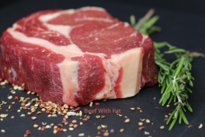 beef with fat