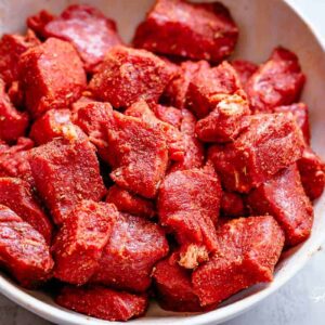 Marinated Diced Beef