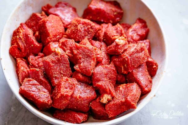 Marinated Diced Beef