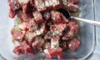 Marinated Diced Beef